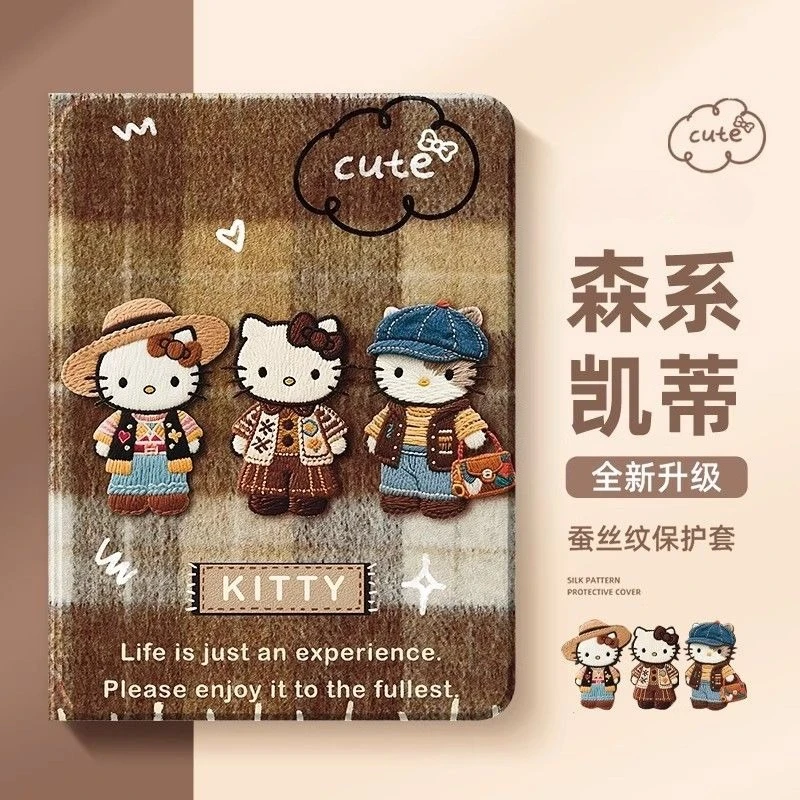 

Новый мультфильм Sanrio Hello Kitty s10FEPlus, защитный чехол для планшета s9FE, чехол s6lite, защита от падения A8/A7, женский 12,4 дюйма