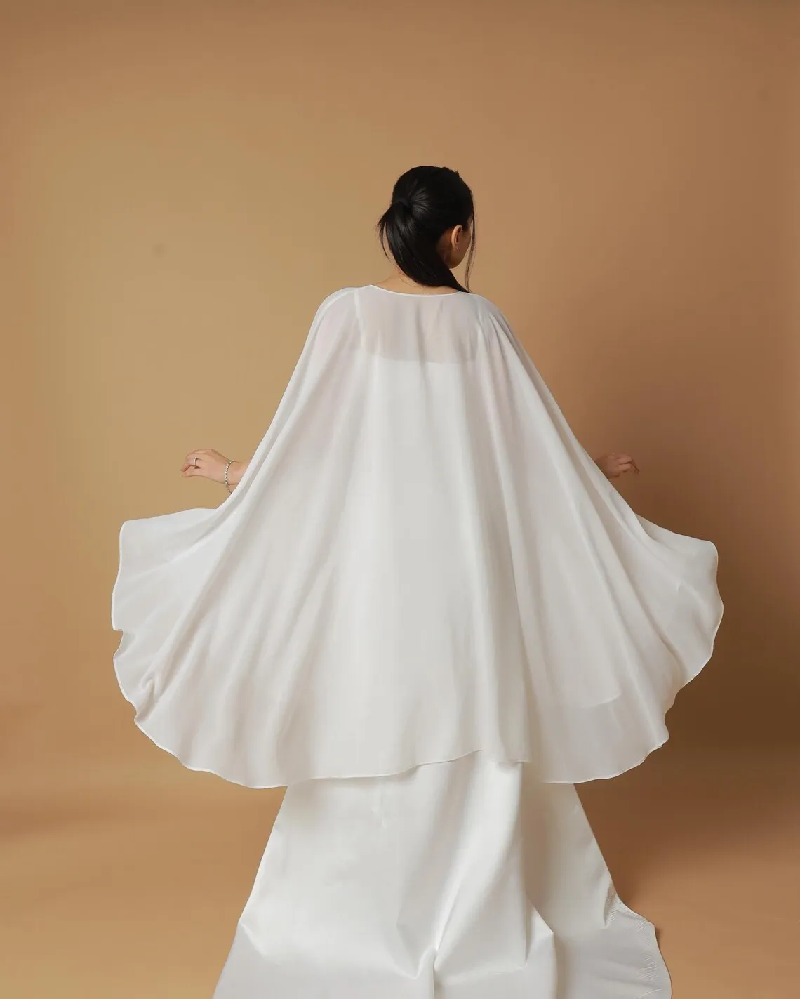 Chiffon Wedding Capes Bridal Boleros covered for party dress Bride Coat Wedding Accessories