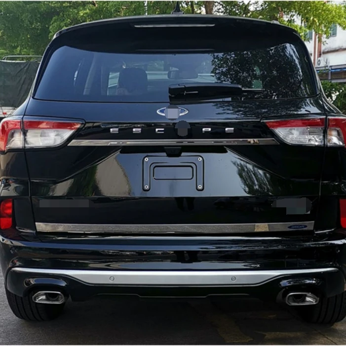 Rear Trunk Lid Cover Tailgate Trim Door Handle Molding Boot Garnish Bezel Cover For Ford  Kuga Escape 2020 2021 2022 Accessories