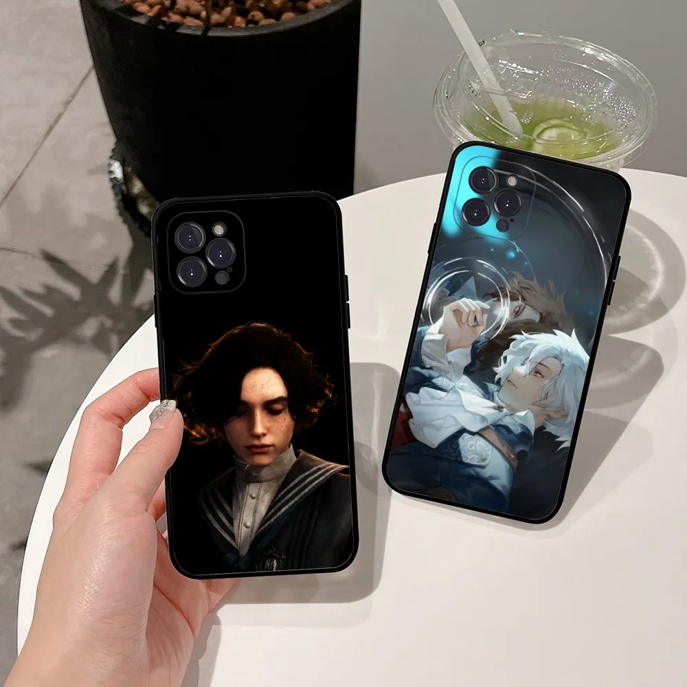 L-Lies Of P Fanart Phone Case For Apple iPhone 15,14,13,12,11,XS,XR,X,8,7,Pro,Max,Plus,mini Silicone Black Cover