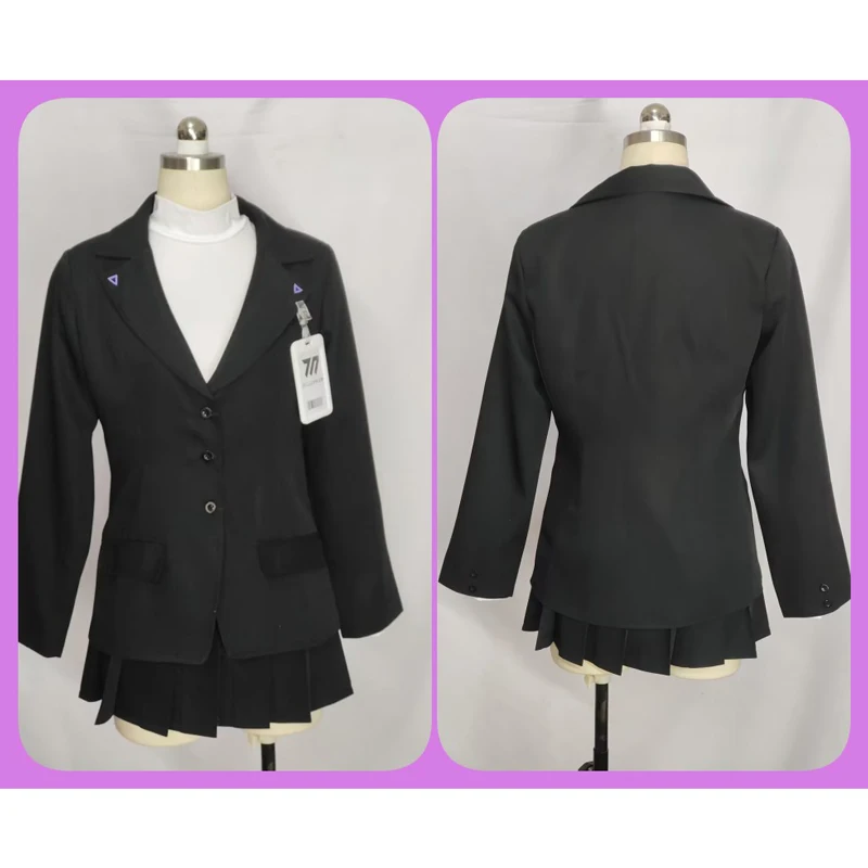 The Blue Archive Tsukatsuki Rion Cosplay Costume Sexy Student president suit Customize Female Black Skirt New Outfit B