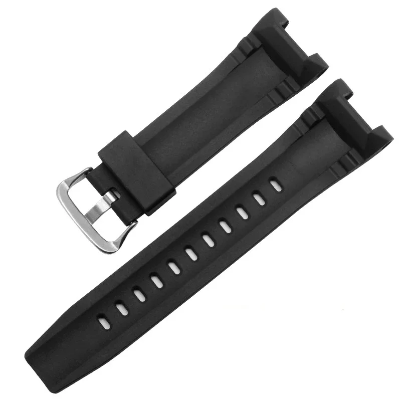 Rubber watch band for Casio GST-W120L S130L S310 B100 GST-W100G silicone watch band accessories 26-14mm