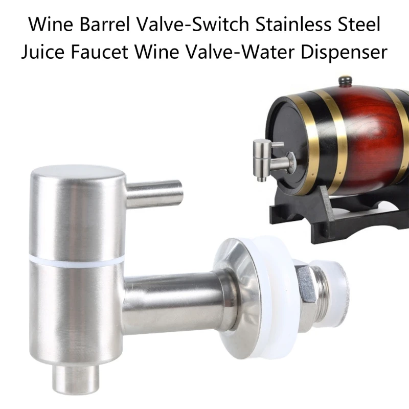 Wine Barrel-Valve Switch-Stainless Steel Juice Faucet Wine Valve-Water Dispenser Switch-Tap Beer Faucet Tap Leakproof