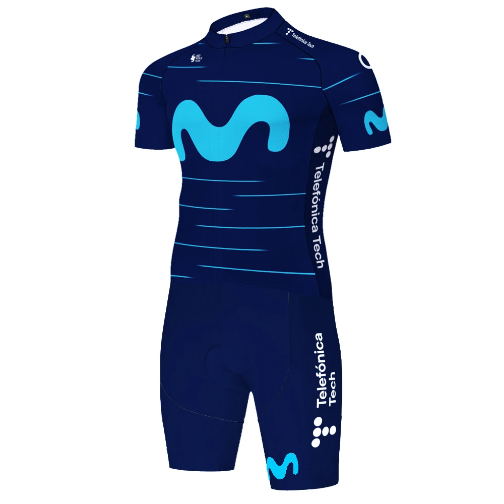 2024 movistar triathlon skinsuit ciclismo cycling jersey 자전거 져지 fietskleding heren велоформа мужская tenue cyclisme homme