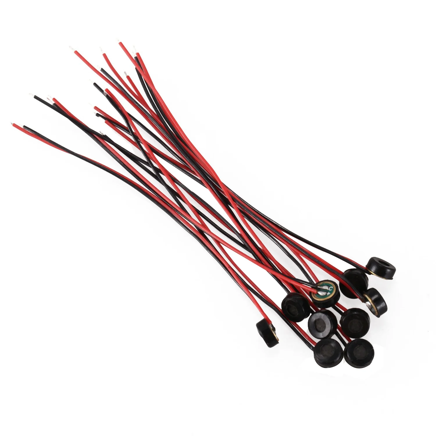 Condensador de Electret Mic, PC, Telefone, MP3, MP4, 4mm x 2mm, 10 Unidades