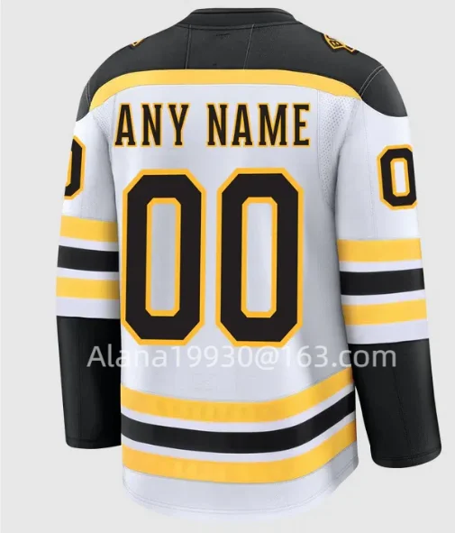 Custom New Jersey David Pastrnak Charlie McAvoy Brad Marchand Brandon Carlo Jerseys