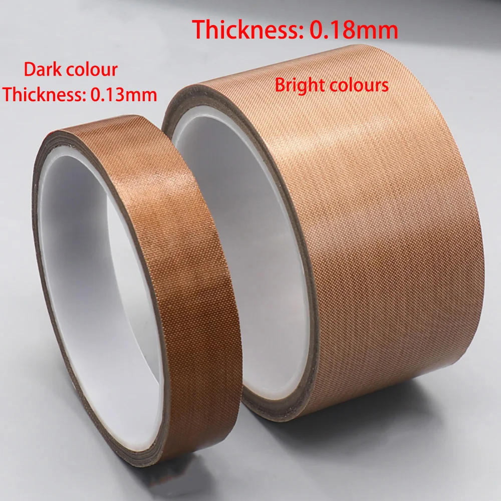 PTFE Tape 0.13/0.18mm 300 Degree High Temperature Resistance Cloth Heat Insulation Sealing Machine PTFE InsulatingTape