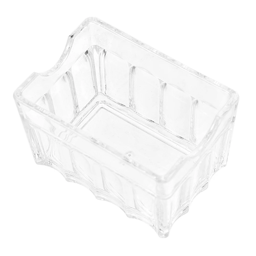 

Sugar Bag Seat Packets Holders for Tea Bags Small Bracket Plastic Organizer Acrylic Bin and Coffee Travel Canister Desktop