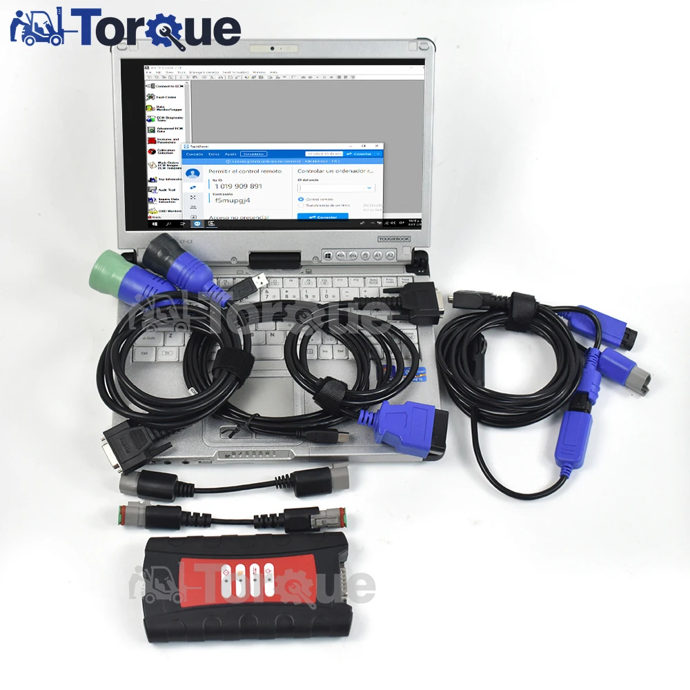 Full Set CFC2 Laptop + Diesel engine Inline7 Data Link Adapter + Insite pro v8.7 diesel truck diagnostic scanners