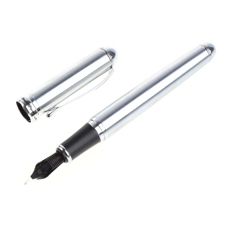 U75B Hot Sold New Jinhao X750 Silver Stainless Steel 18KGP Nib Fountain Pen