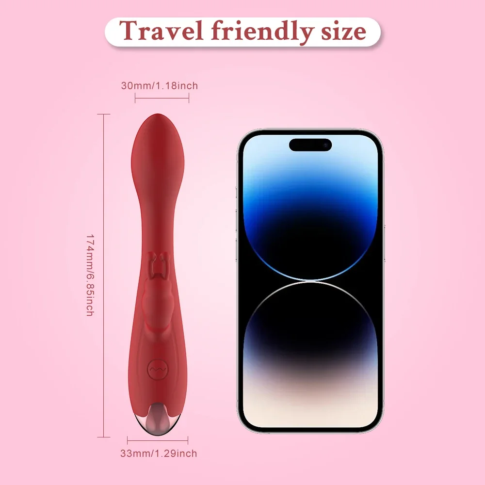 2 in1 Rabbit Vibrator for Women G Spot Nipple Clitoris Stimulator Dildo Massager Adults Masturbator Female Sex Toy for Adults 18