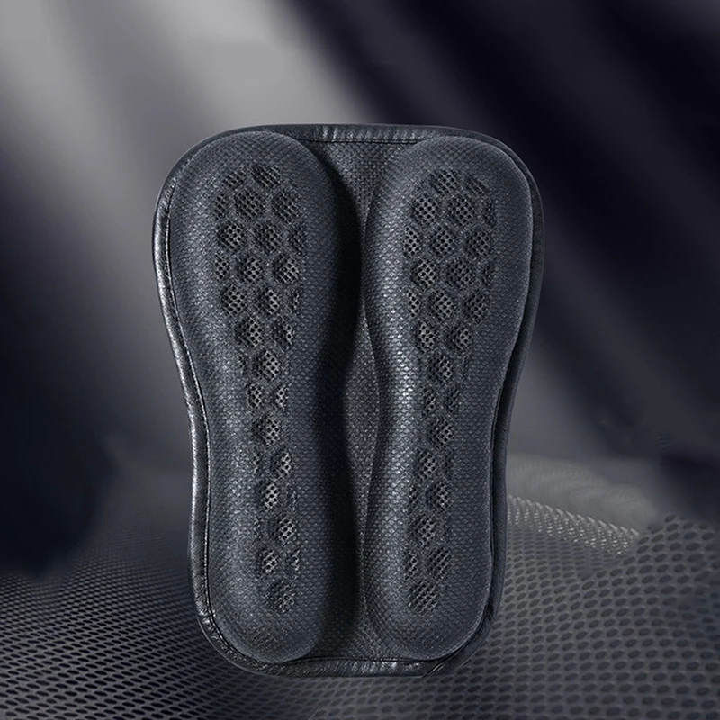 Motorcycle Gel Seat Cushion 3D Honeycomb Structure Shock Absorption & Breathable Foldable Motorcycle Gel Seat Pad For Long Rides