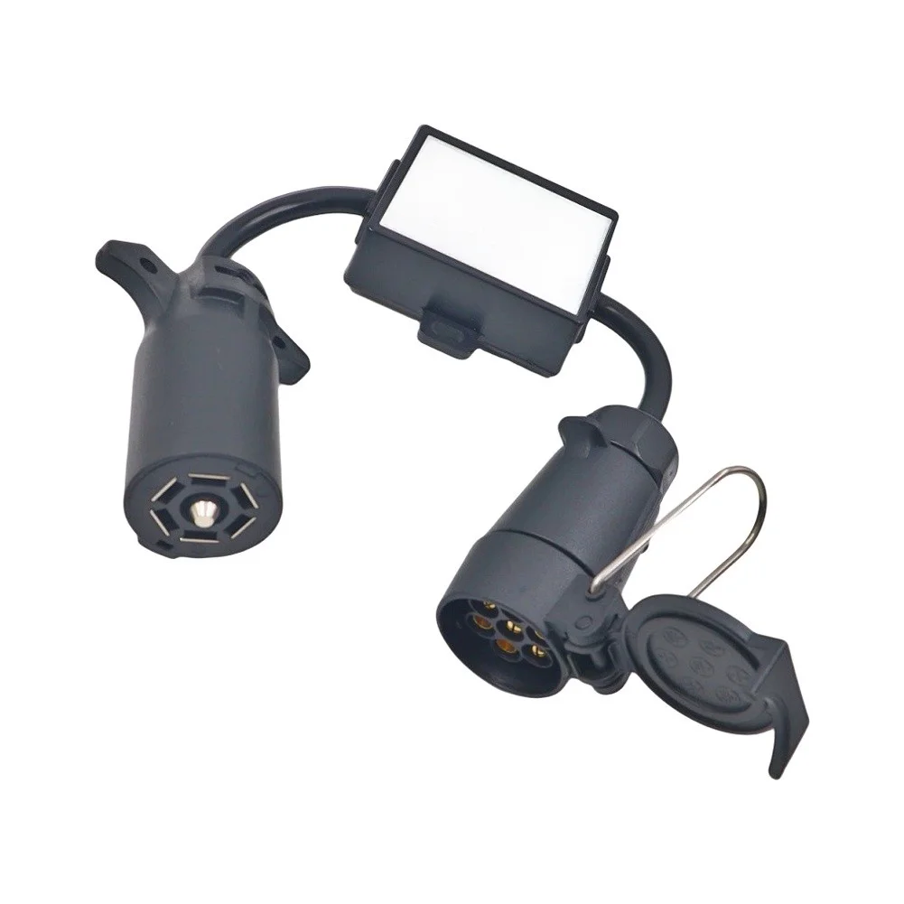 7 Pin Trailer Electrical Connector with Engineered Plastic Insulator and Copper Contacts for Reduced Short Circuit Risk