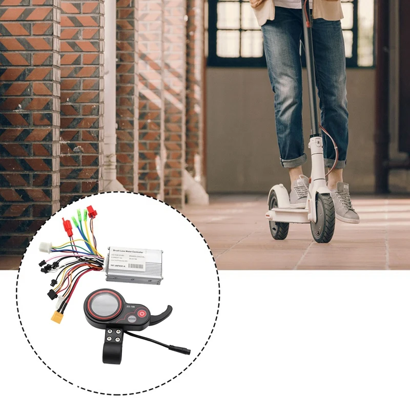 48vコントローラー + ZQ-100走行距離計速度調整可能電動スクーターの交換用アクセサリー