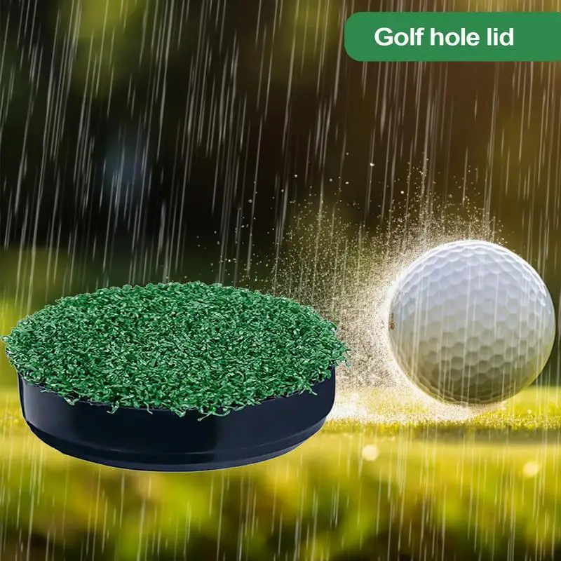 Golf Hole Cover For Putting Green Outdoor Activities Practice Training Aids Sturdy Putting Green Hole Cover For Outdoor