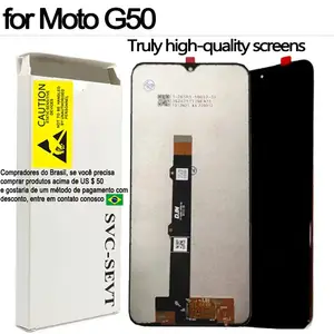 Bilashmart Original 6.5 90Hz Replacement Motorola G50 XT2137 1 XT2137 2 LCD Display Touch Screen Digitizer Assembly