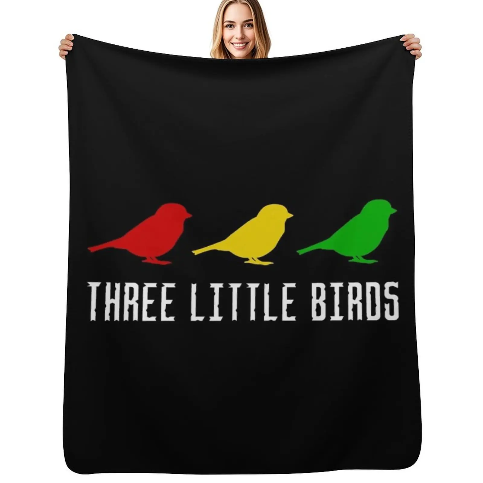 

rastafari birds jamaica Throw Blanket Cozy Throw Blanket for Bed Sofa Chair