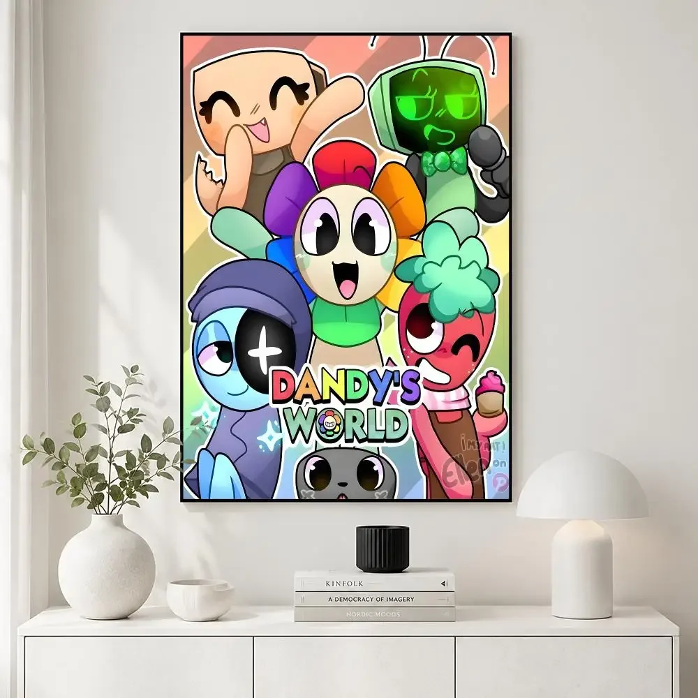 Game Dandy World Poster Hochwertige Wandkunst-Poster, geeignet für Heimbüros, Schlafzimmer und Wohnzimmer. – Detail 13
