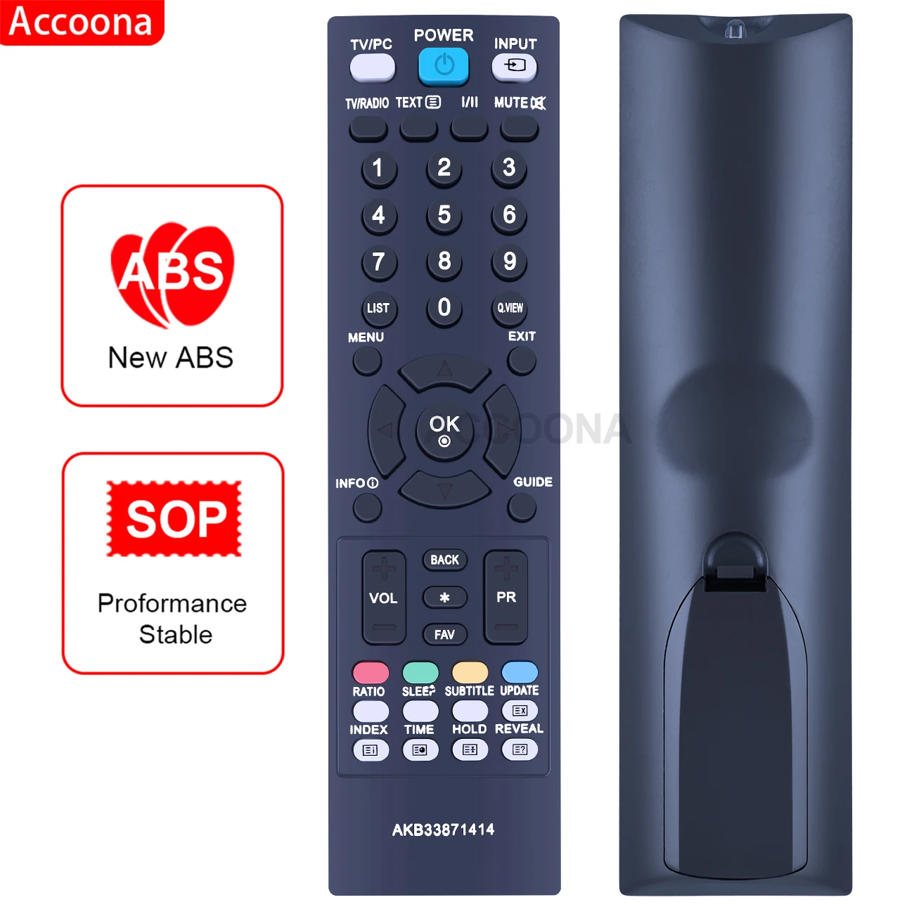 Multi-function Smart TV Remote Control for AKB33871414 M228WD M197WD M227WDL Remote Control