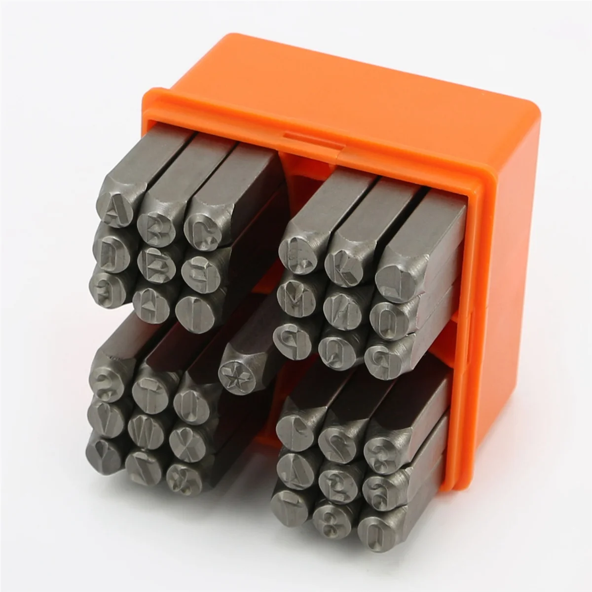 Número e conjunto do selo do metal, DIY Artes e Ofícios Suprimentos, Kit Punch, 6mm, 1/4 pol, 37 PCs