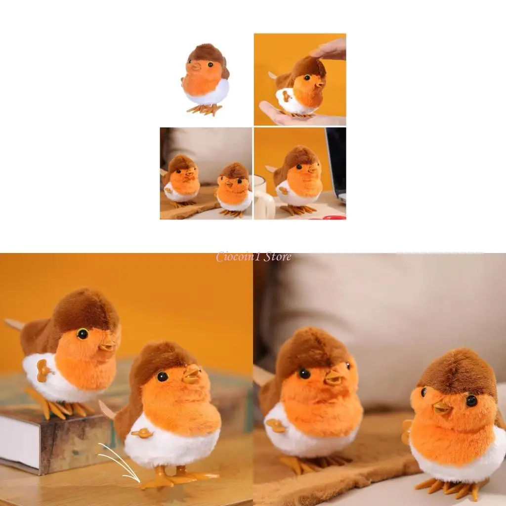 Y1ub Up Animal Toy Jumping Robin What Up Toy Nowość Robin przeskakują zabawki