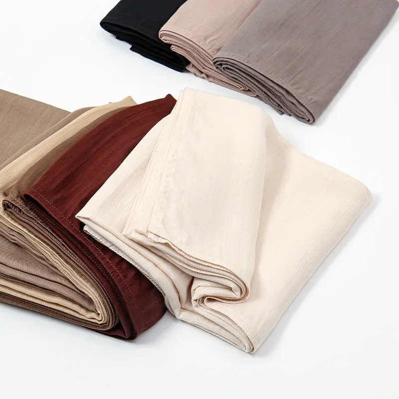 Muslimischer Hijab-Turban für Damen, islamische Stolen, langer Schal, hochwertige Schals, Kopfwickel, Tücher, Bandanas, Bufanda, Foulard, Turbante
