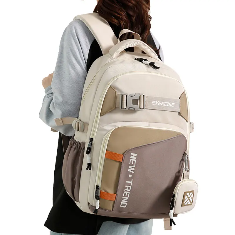 

Модный женский рюкзак, новый нейлоновый водонепроницаемый школьный рюкзак для студентов, мужские дорожные рюкзаки, большой вместительный школьный рюкзак 9116