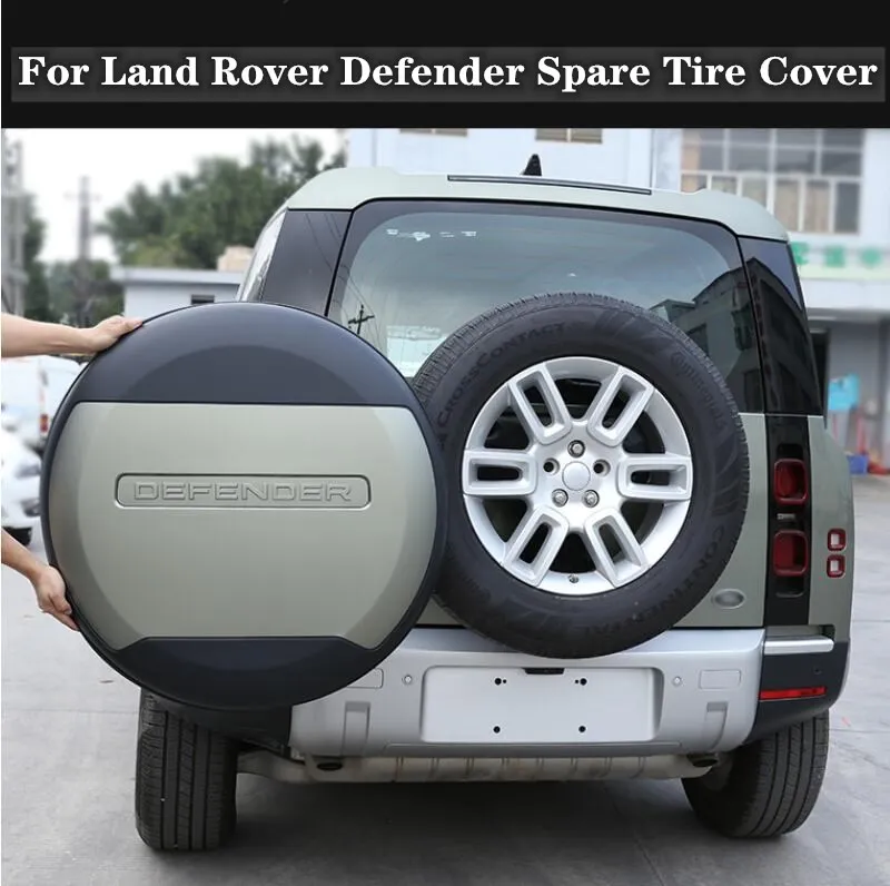 

NEW High Quality Trunk Rear Door Spare Tire Cover Fits For Land Rover Defender 2020 2021 2022 2023