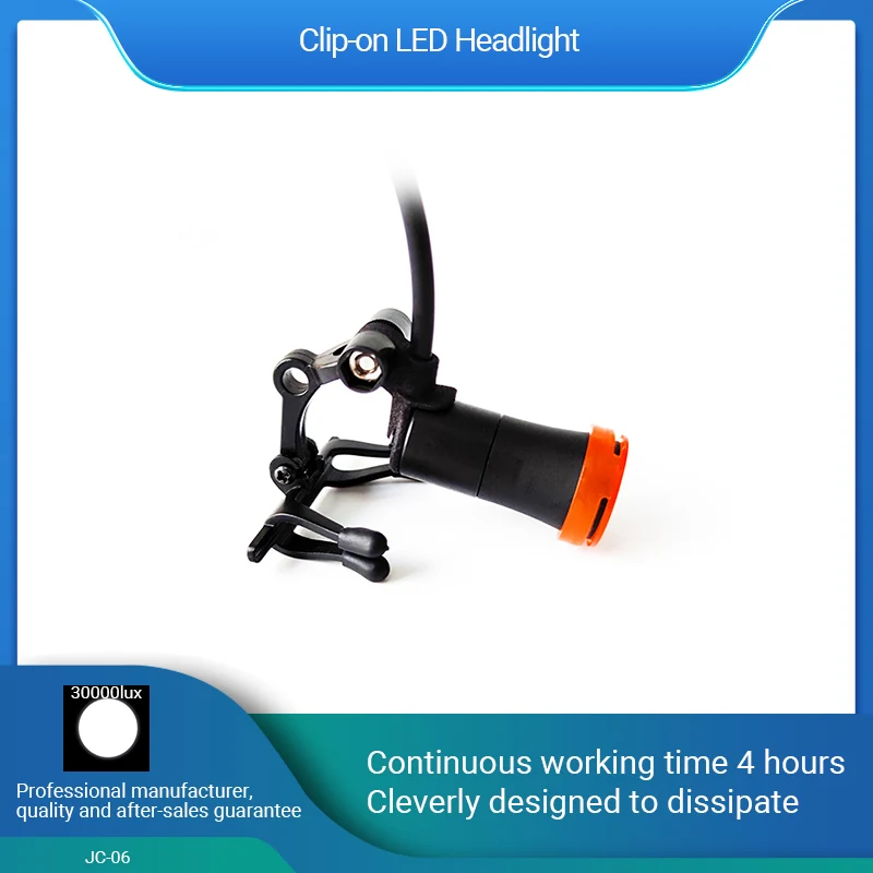 3W Dental LED Clip-on Headlight(JC-06) Only The Lamp Part Without Battery(USB interface)