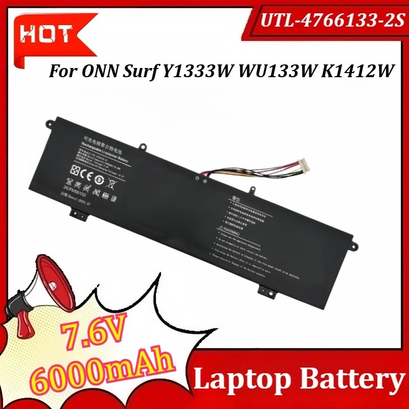 

7.6V 6000mAh UTL-4766133-2S For ONN Surf Y1333W WU133W K1412W 100002434 100003497 for Haier Leadpie M1 GreatWall Ditecma LP14123