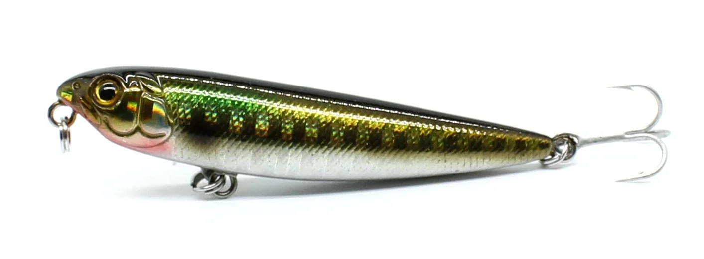 Topwater Walking The Dog 60 mm 3,4 g 105 mm 15,6 g harter Köder schwimmender Bleistiftstab Angelköder Bassoberfläche Schwimmer Wasser VMC Haken – Detail 11