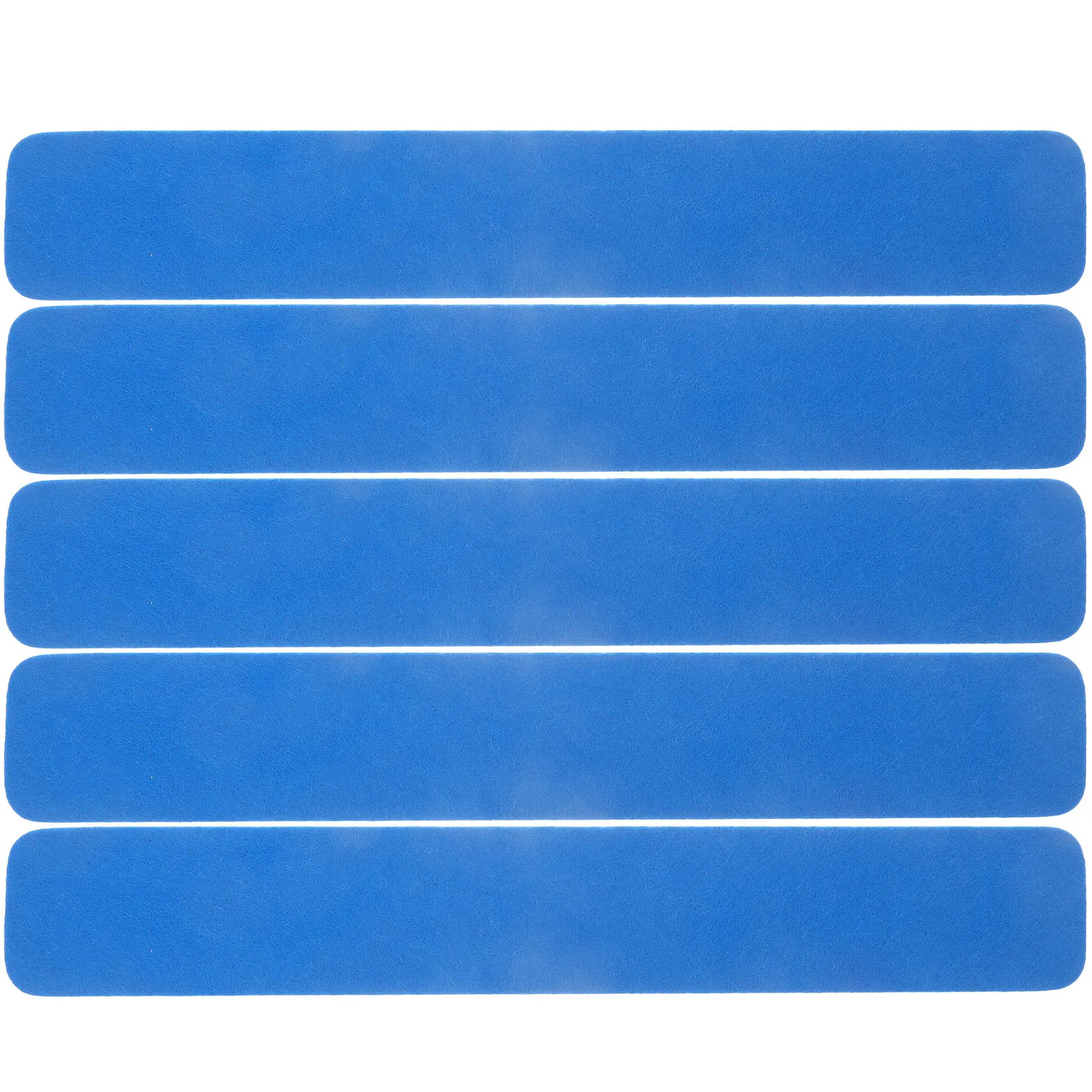 5Pcs Bulletin Board Strip Felt Memo Panel Peel and Stick Organizer for Notes Announcements Bulletin Board Decor