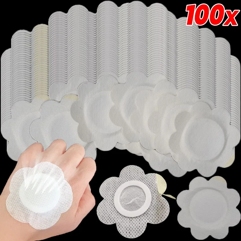 

10/100 шт. самоклеящаяся наклейка на живот, дышащая одноразовая упаковка с касторовым маслом, устойчивая к просачикам защитная пленка для плеч, пуповина