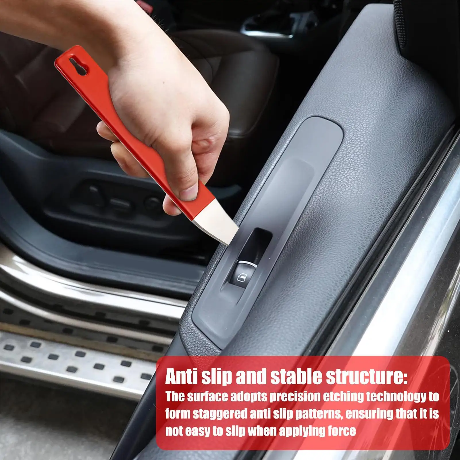 

Auto Trim Removal Tool Stainless Steel Small Pry Bar Body Repair Accessories For Stove Electronics Cleaning Top Board Defrost