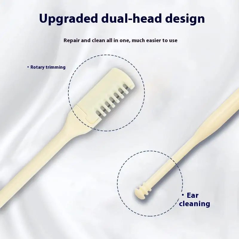 

5/10Pcs 360°Rotating Nose Hair Trimmer (Manual) Unisex Nose Hair Trimmer +Eyebrow Thinning And Trimming 2-in-1 Tool​