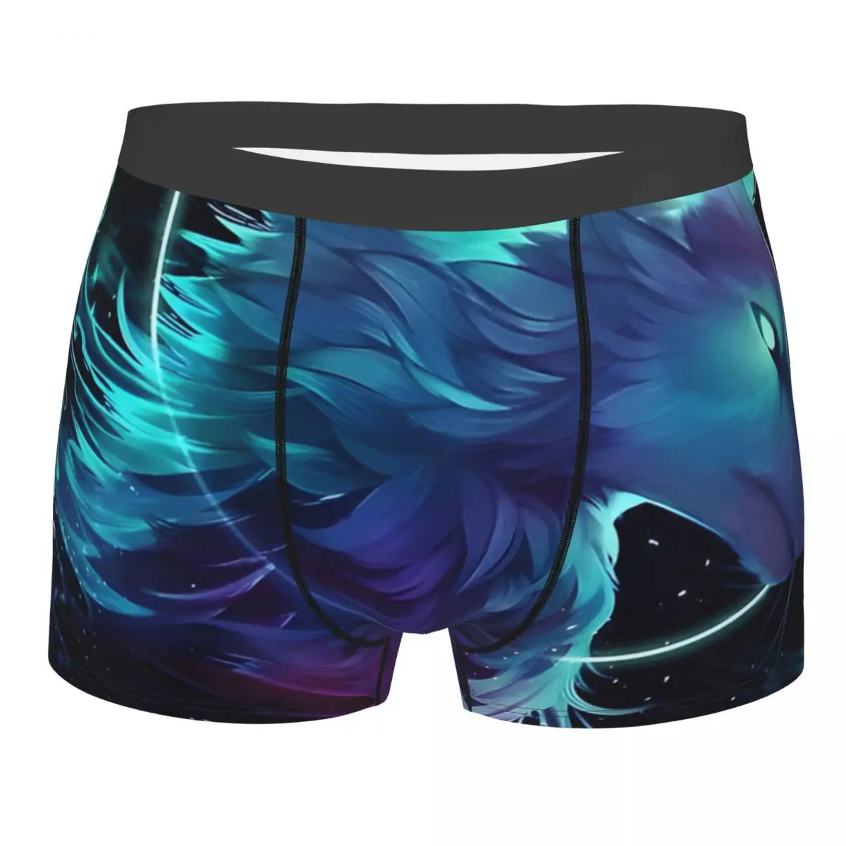 

Space Galaxy Wolf Underpants Cotton Panties Man Underwear Sexy Fantasy Shorts Briefs