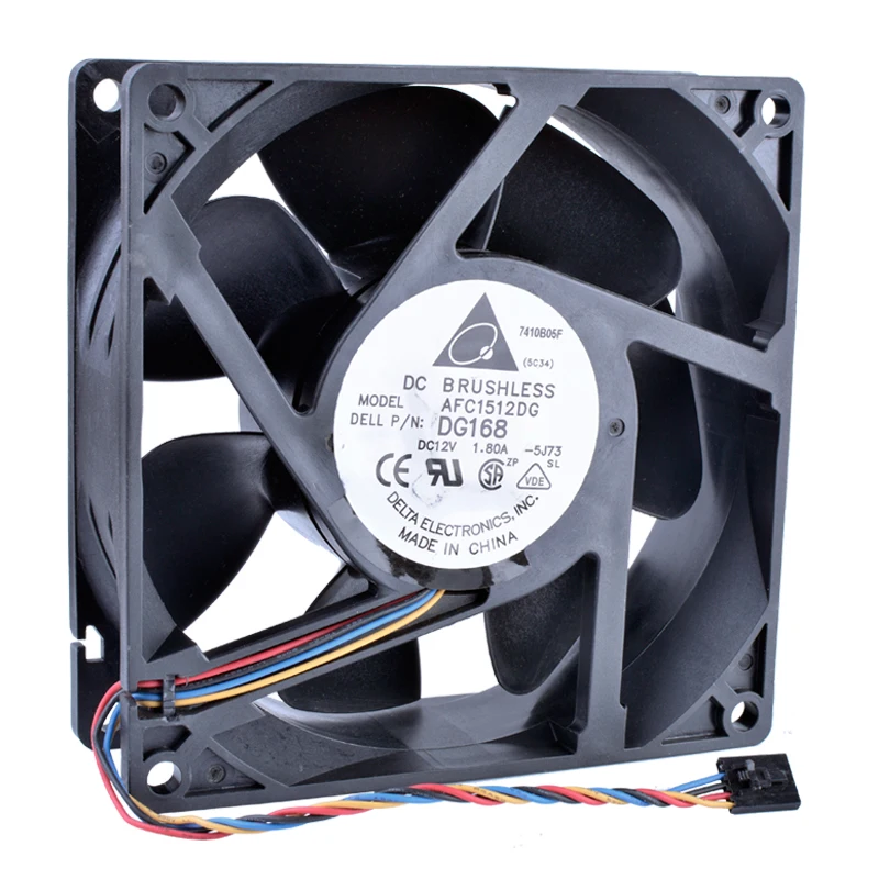 New original 15050 12V 1.80A AFC1512DG DG168 15CM 150x150x50mm Double ball bearing air volume server cooling fan