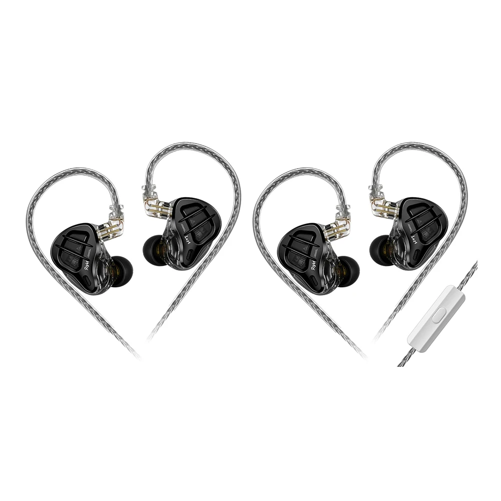 

KZ ZAR In Ear Wired Earphones Hybrid Technology Music Headphones 3.5mm Plug Ergonomic Design for Sports Game Music Lover