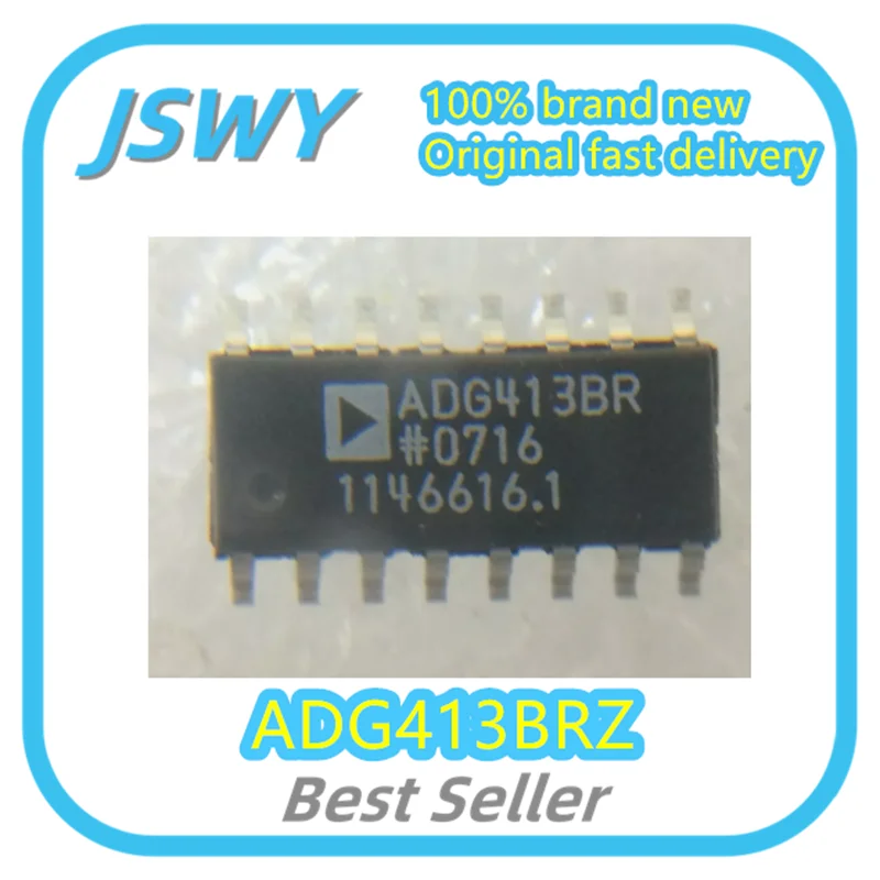 (3/30pcs) ADG413BRZ ADG413BR ADG413 SOP16 Analog Switching Multiplexer Brand New Original Ships Fast