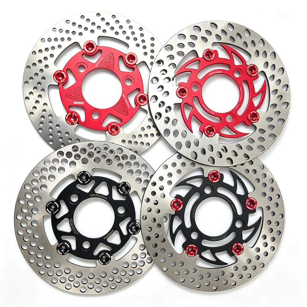 Universal RPM 82mm Radial Brake Caliper Rear Black Red Kit and Adapter Bracket For 220mm Brake Disc For Yamaha BWS Honda Scooter
