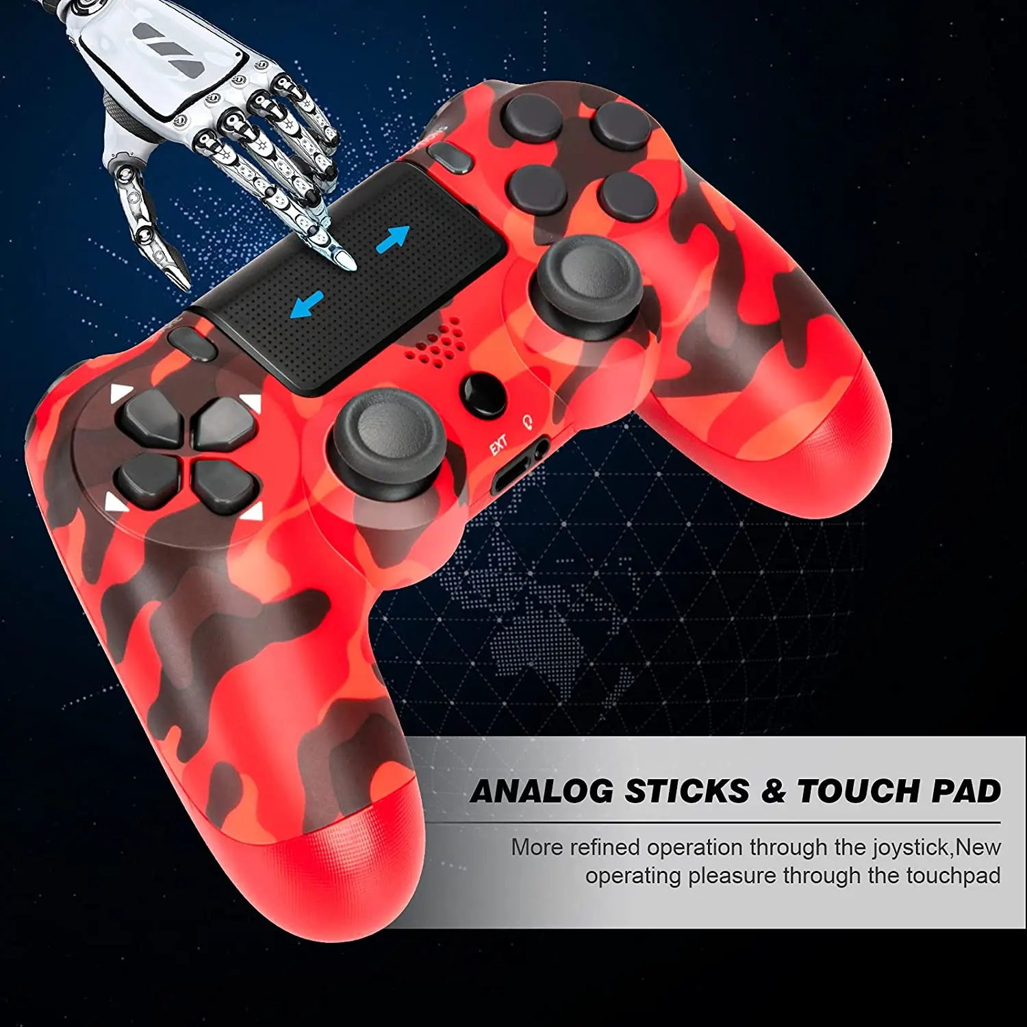 For SONY PS4/Slim/Pro Wireless Controller Support Bluetooth Wireless Gamepad for PlayStation4 Joystick Console for PC/Android