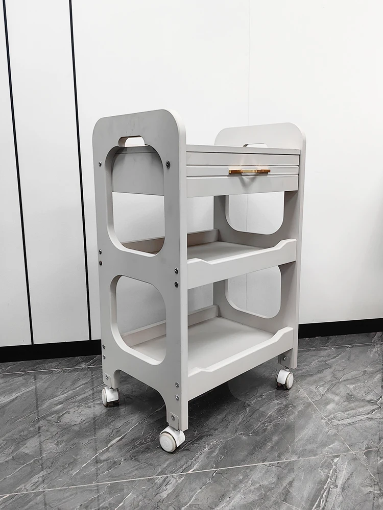 Cart Beauty Salon Trolley Utility Drawers Cosmetic Rolling Medical Storage Carrito Auxiliar Furniture