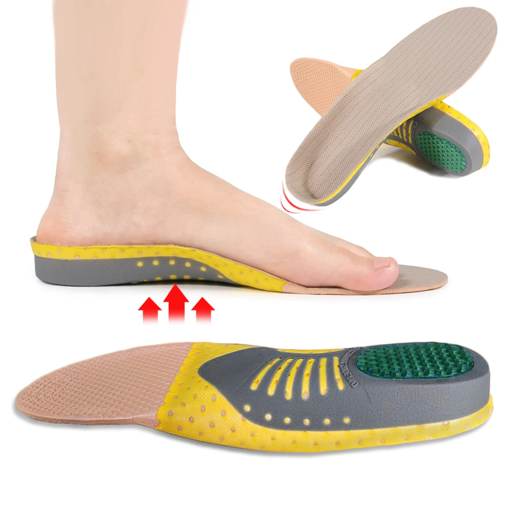

Flatfoot Orthopedic Insoles Deep U-shaped Insole Plantar Fasciitis Relieve Heel Pain Arch Support Shoes Insert For Woman Man