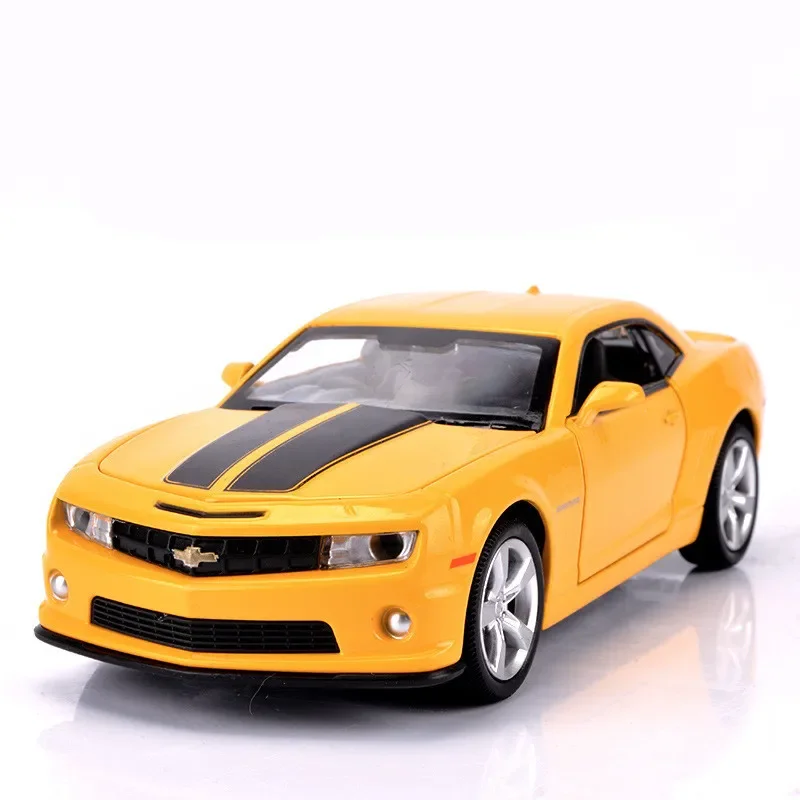 

Модель из сплава для Chevrolet Camaro 1:32, модель из литого металлического сплава со звуком и фотографией, изысканный подарок, бесплатная доставка