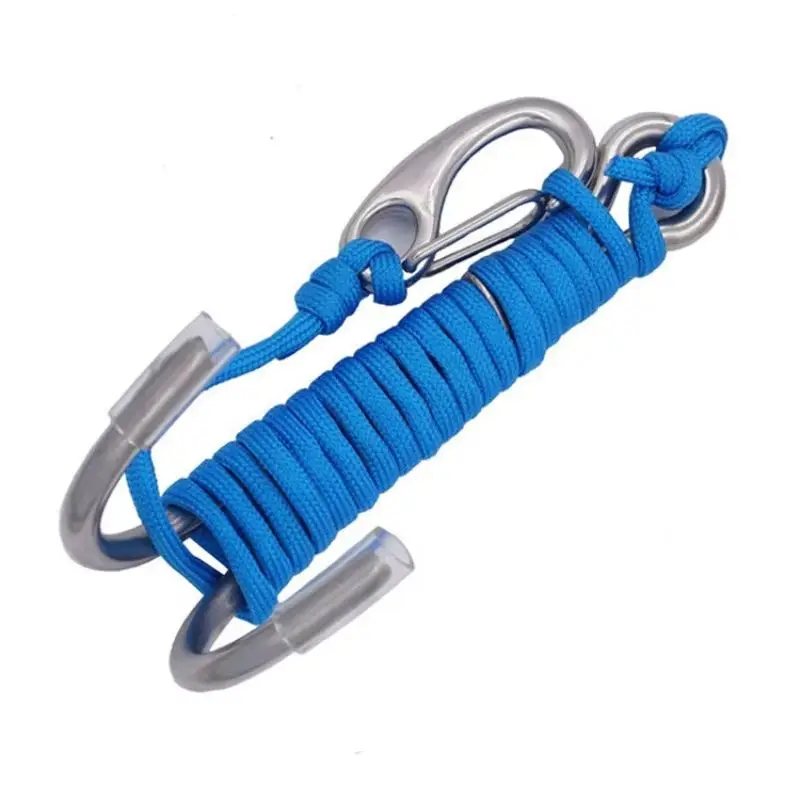 1PCS Dual Head Stainless Steel Reef Hook, Anti-corrosion Underwater Tool for Scuba Diving