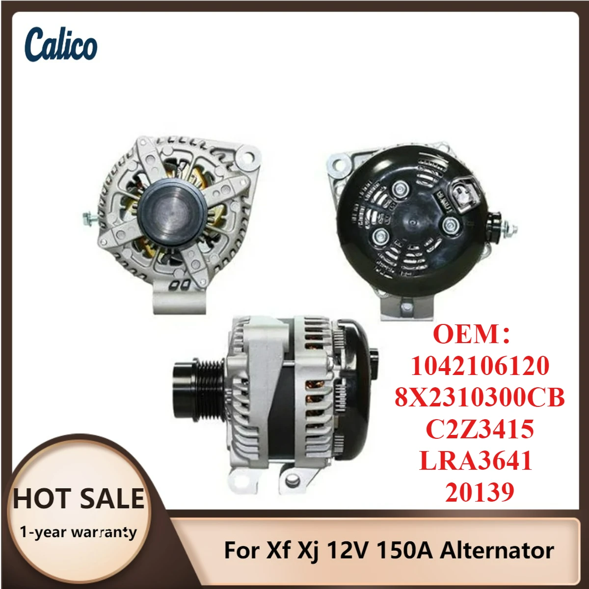 

Exclusive Production Suitable for Xf Xj 12V 150A Alternator 1042106120 8X2310300CB C2Z3415 LRA3641 20139