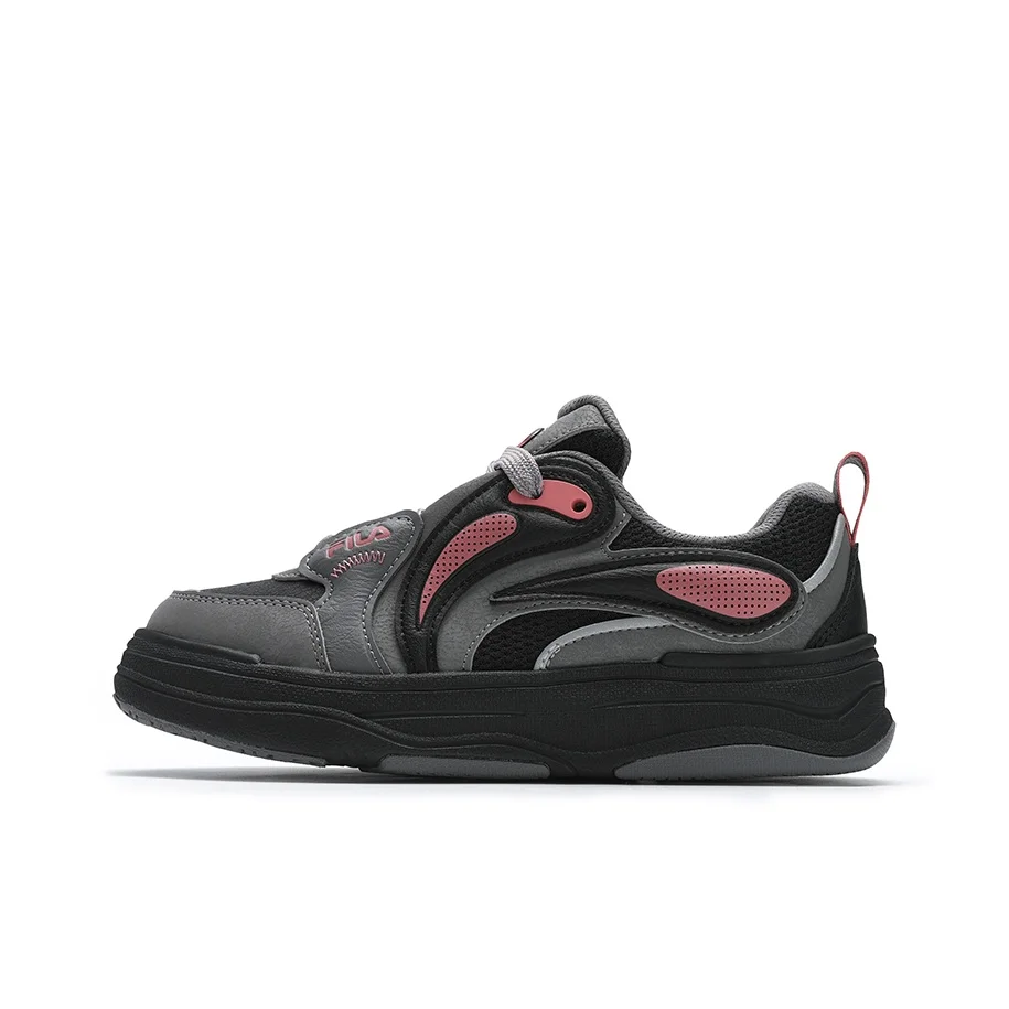 FILA Abrasion Resistant Low top Skateboard Shoes Women's Gray Black F12W512201FQB
