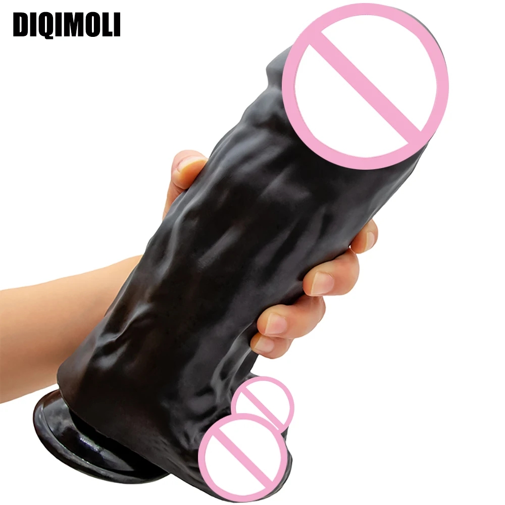 Oversized Realistic Dildos with Suction Cup Sex Products Soft Skin Feeling Huge Penis Thick Phallus Big Dick Sex Toys for Women