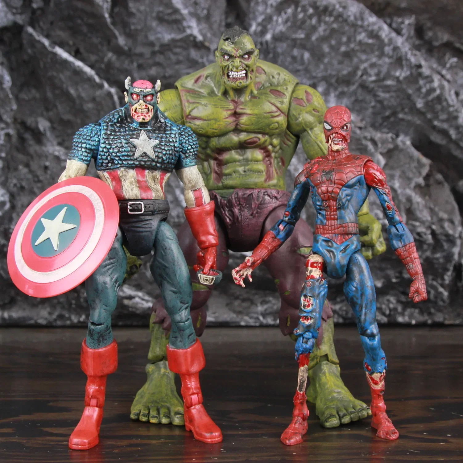 Marvel Legends What If Zombie Scarlet Witch Captain America Ironman Hulk Spiderman 6