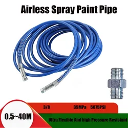 3/8 High-Pressure Airless Spraying Machine High-pressure Pipe 0.5-40m Explosion Proof Fiber Tube Working Pressure 5075 PSI